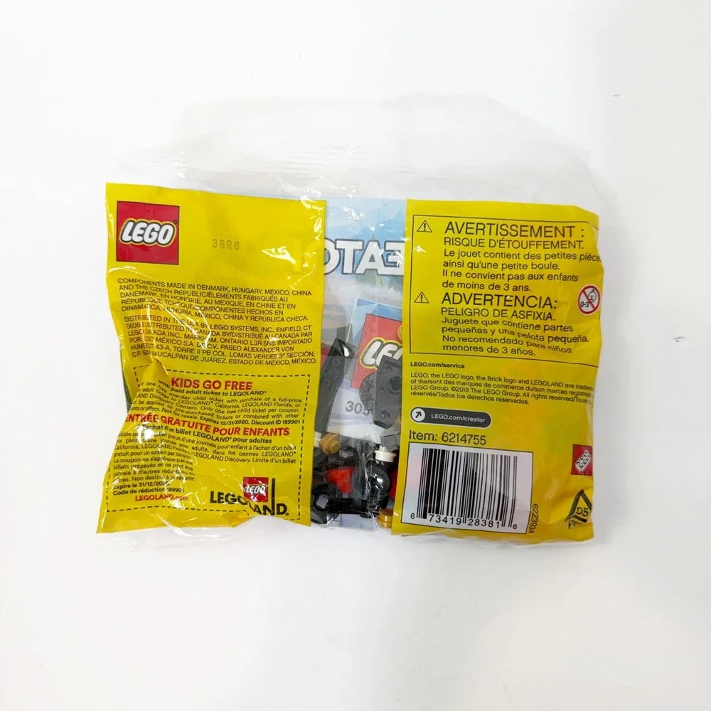 LEGO Creator Christmas Train Unisex OS Red 30543 Holiday Polybag 66 Pcs Retired